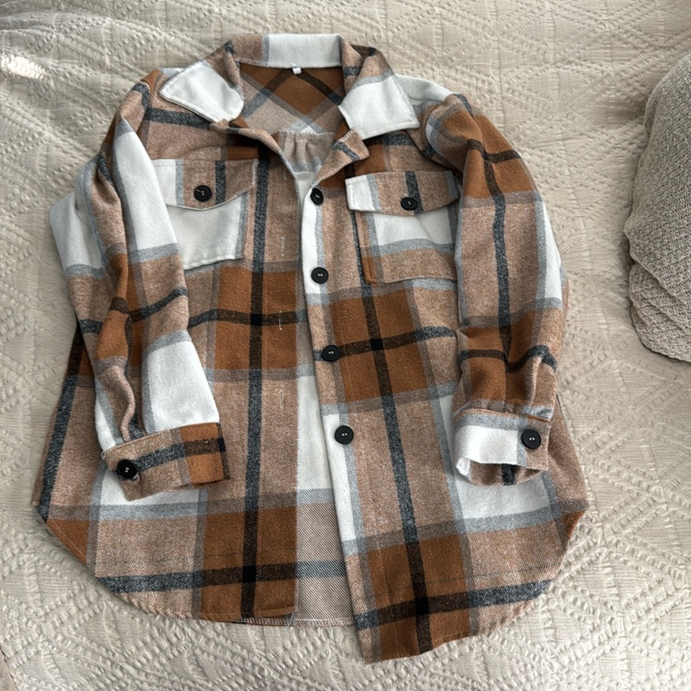 Plaid shacket